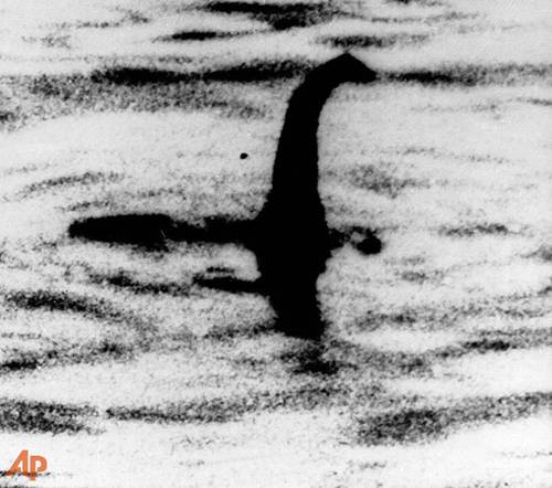 Admitted hoax image of Loch Ness Monster