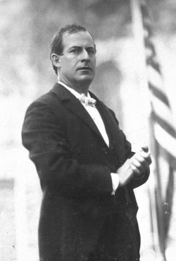 William Jennings Bryan campaigning for president in 1896