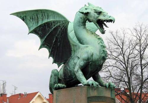 Ljubljana dragon statue